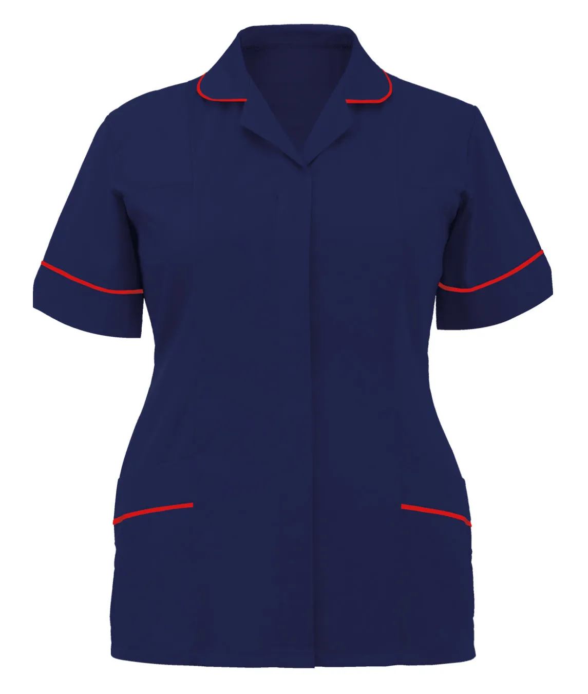 10 x Women's Healthcare Tunics (Contrast Trim)   FREE LOGO
