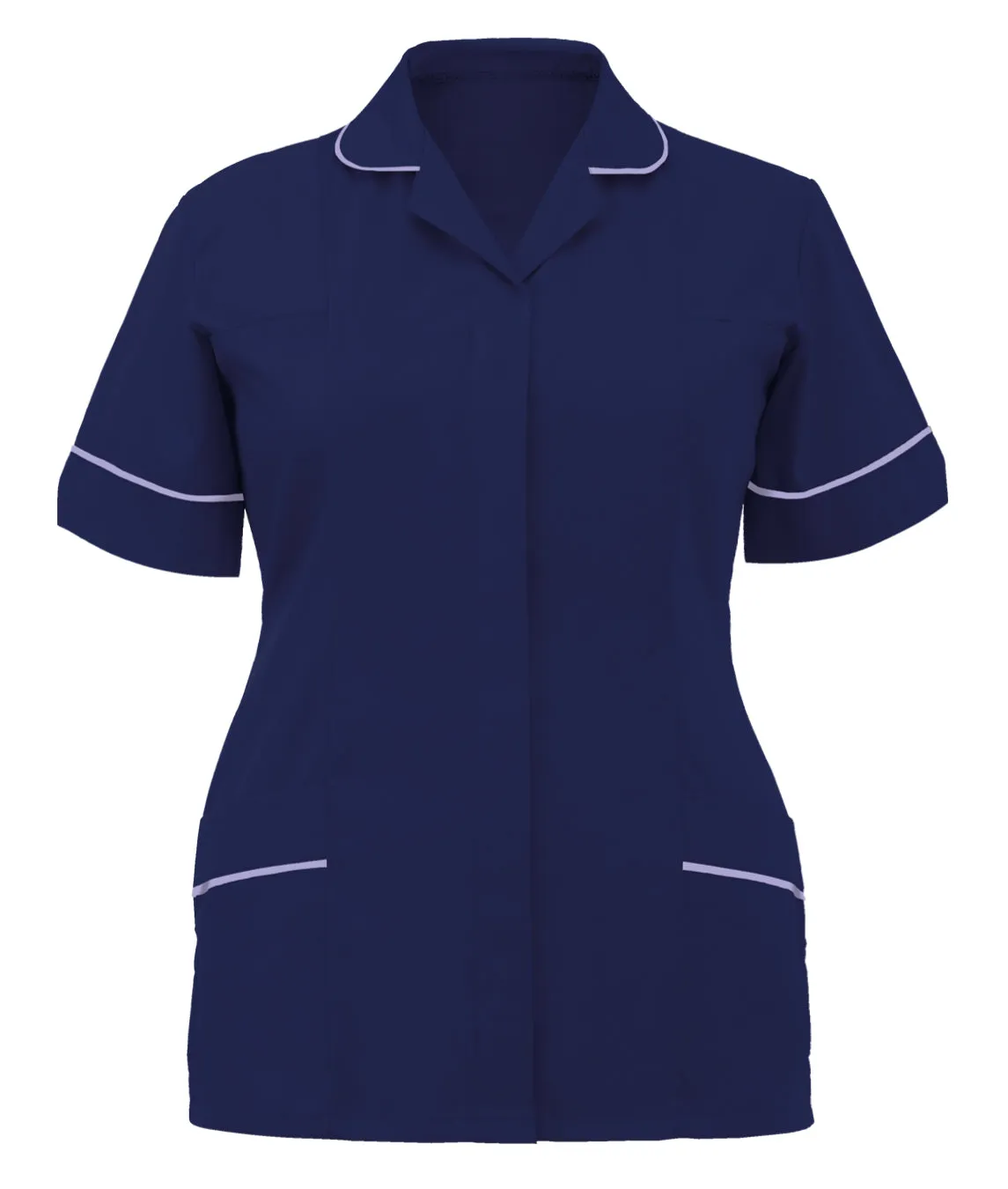 10 x Women's Healthcare Tunics (Contrast Trim)   FREE LOGO