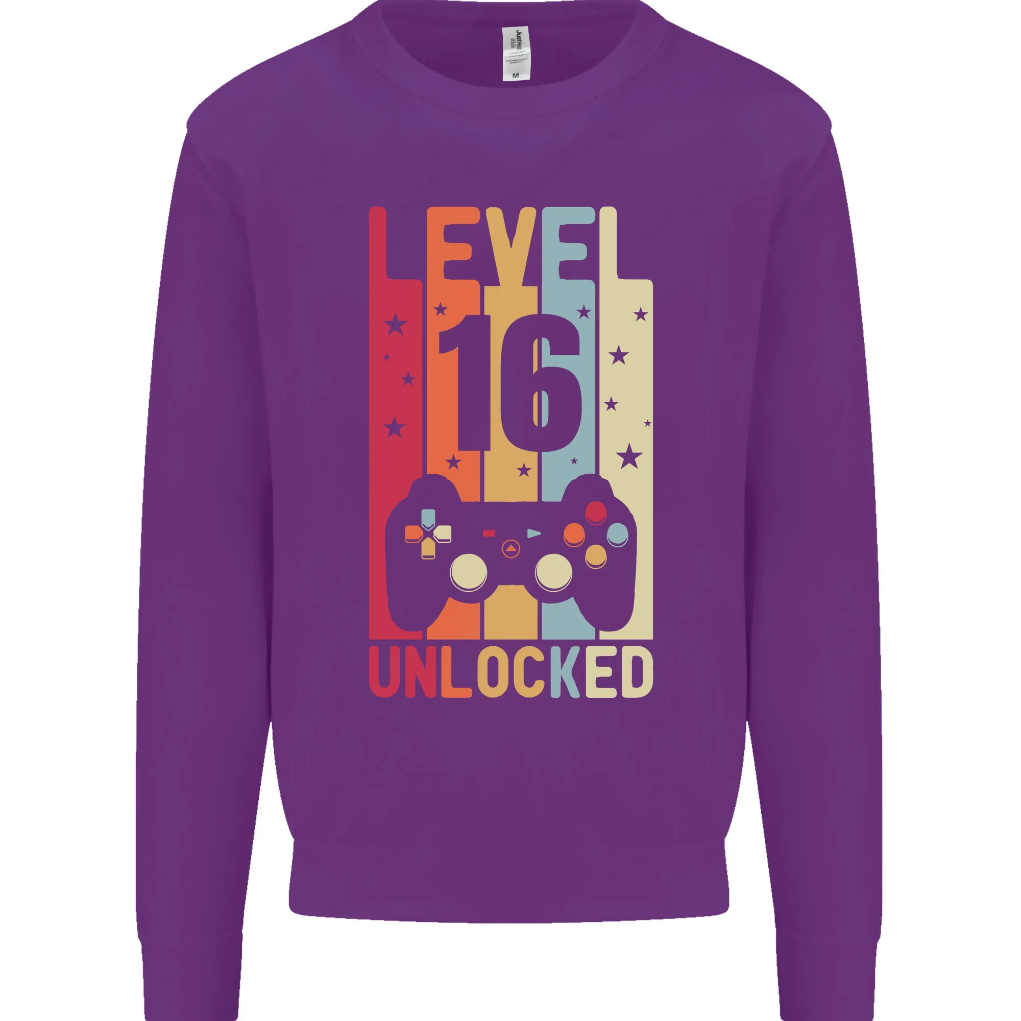 16th Birthday 16 Year Old Level Up Gaming Mens Sweatshirt Jumper