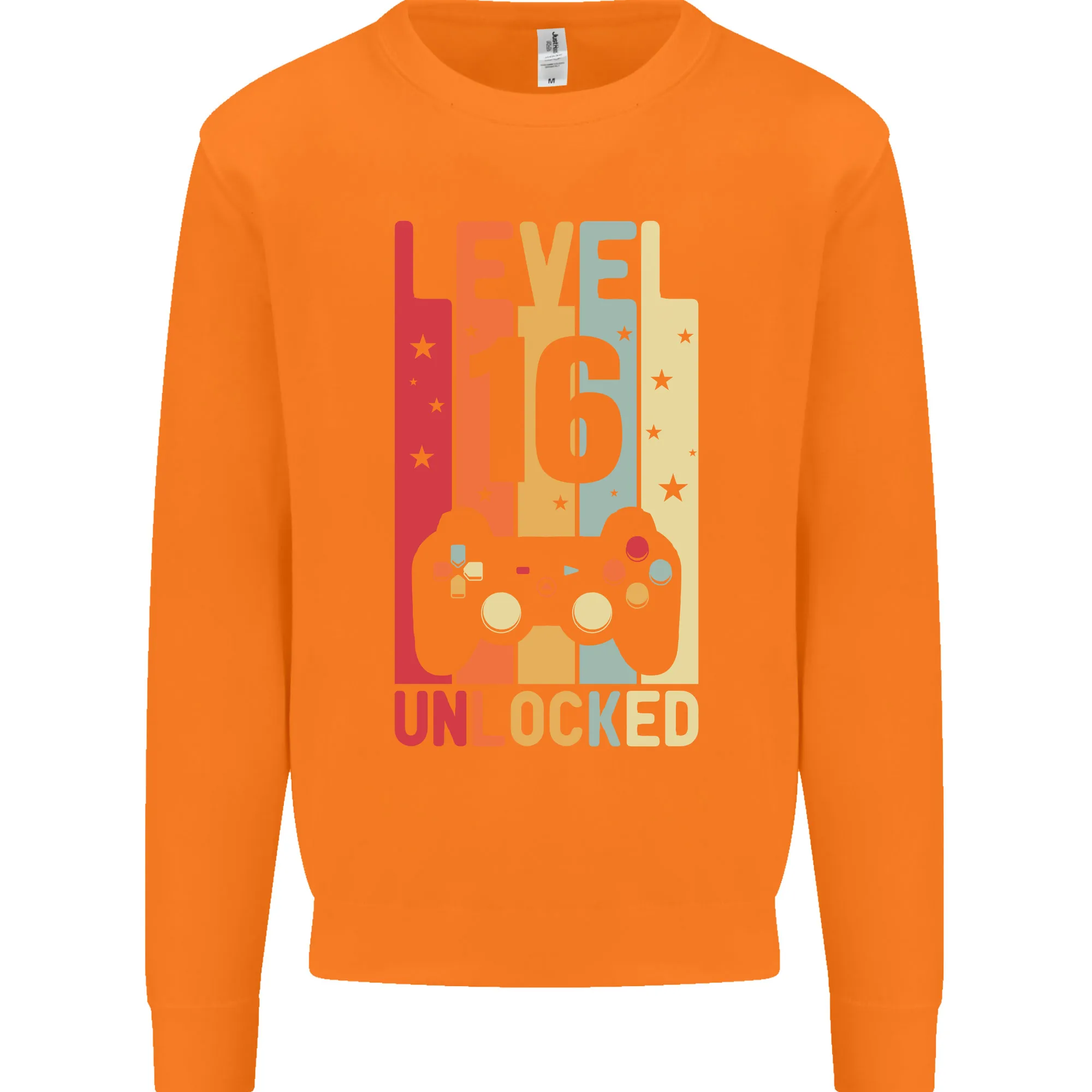 16th Birthday 16 Year Old Level Up Gaming Mens Sweatshirt Jumper