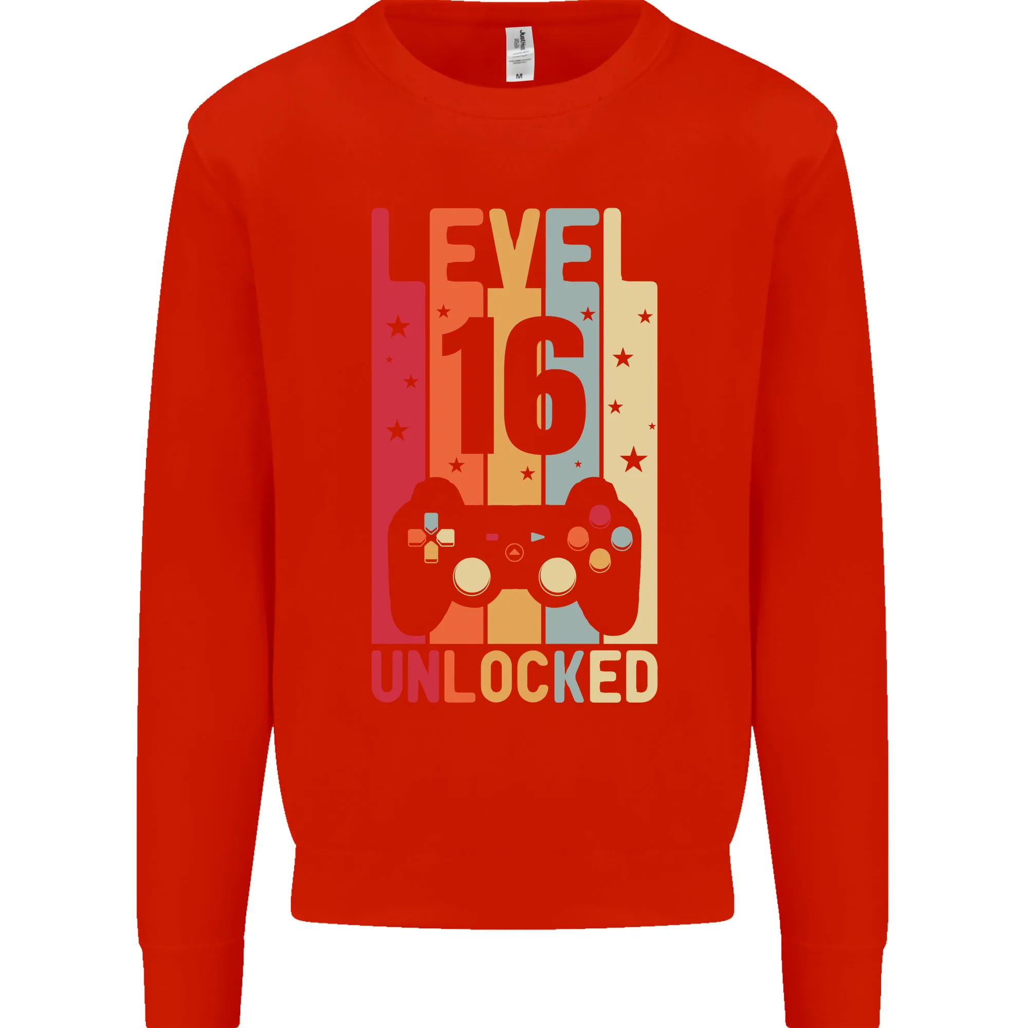 16th Birthday 16 Year Old Level Up Gaming Mens Sweatshirt Jumper