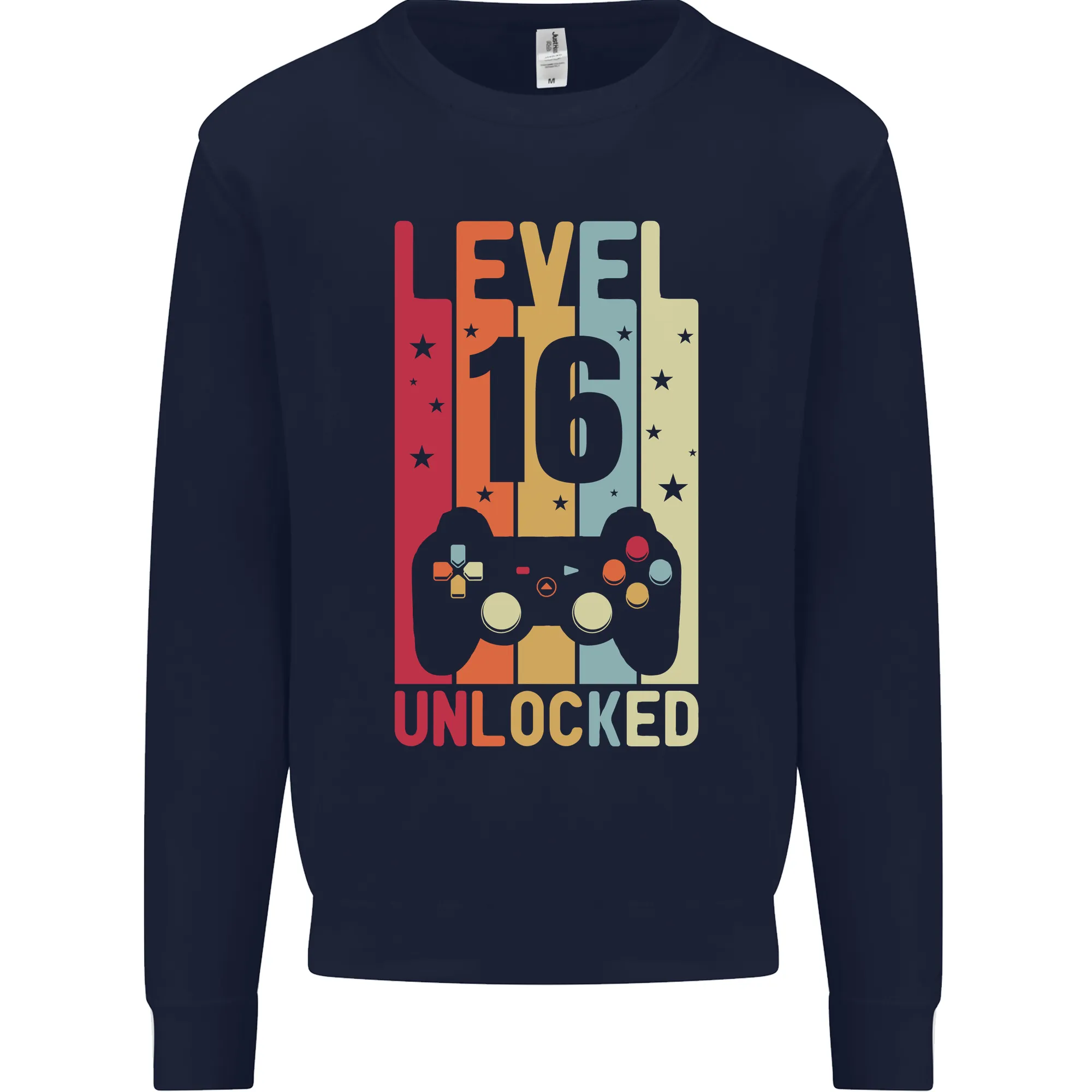 16th Birthday 16 Year Old Level Up Gaming Mens Sweatshirt Jumper