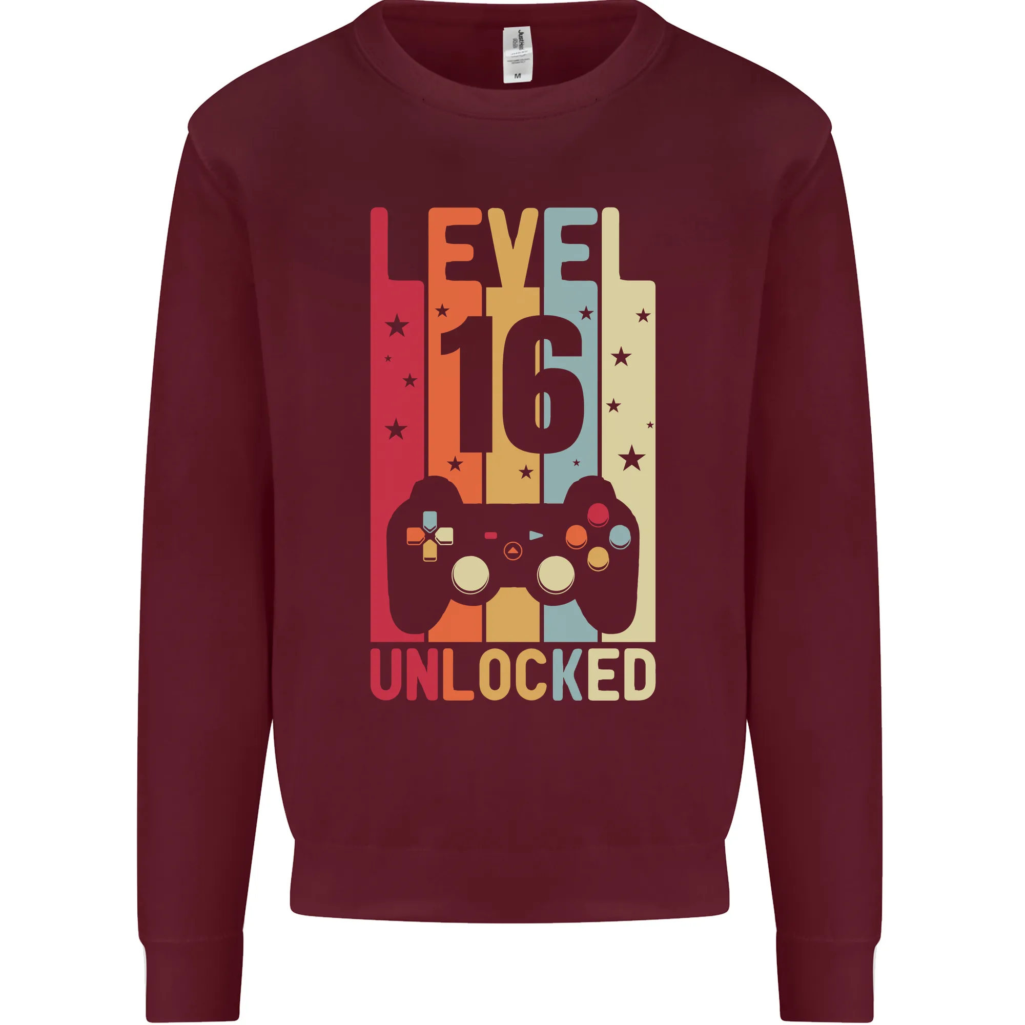 16th Birthday 16 Year Old Level Up Gaming Mens Sweatshirt Jumper