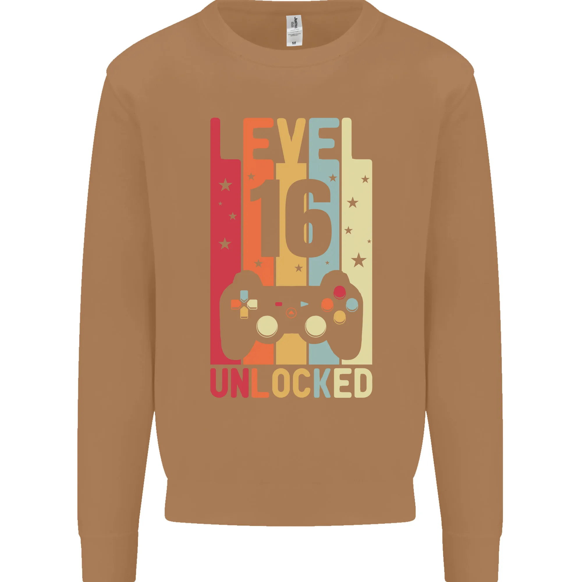 16th Birthday 16 Year Old Level Up Gaming Mens Sweatshirt Jumper