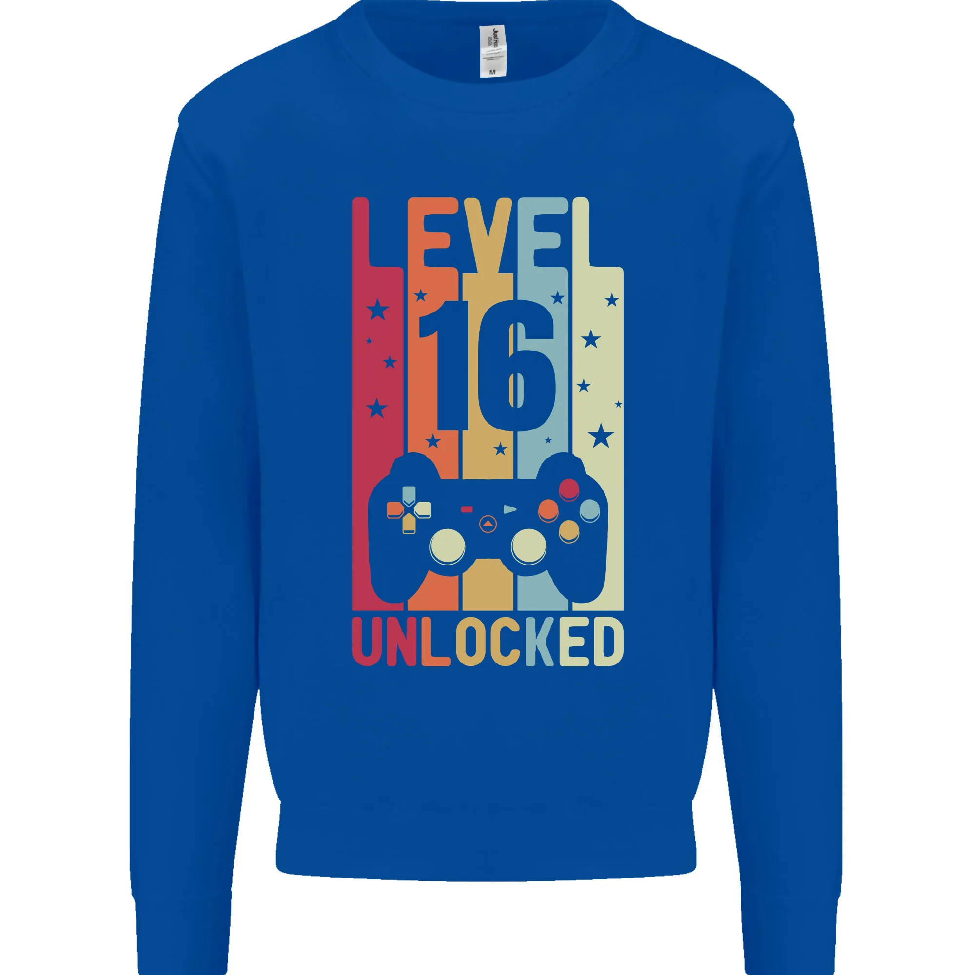 16th Birthday 16 Year Old Level Up Gaming Mens Sweatshirt Jumper