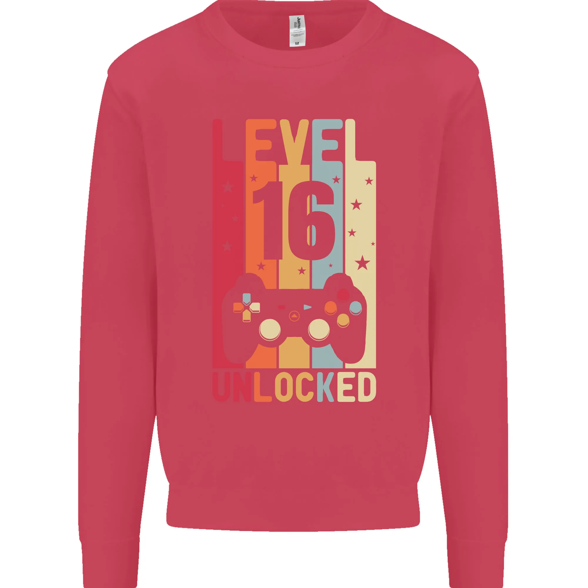16th Birthday 16 Year Old Level Up Gaming Mens Sweatshirt Jumper