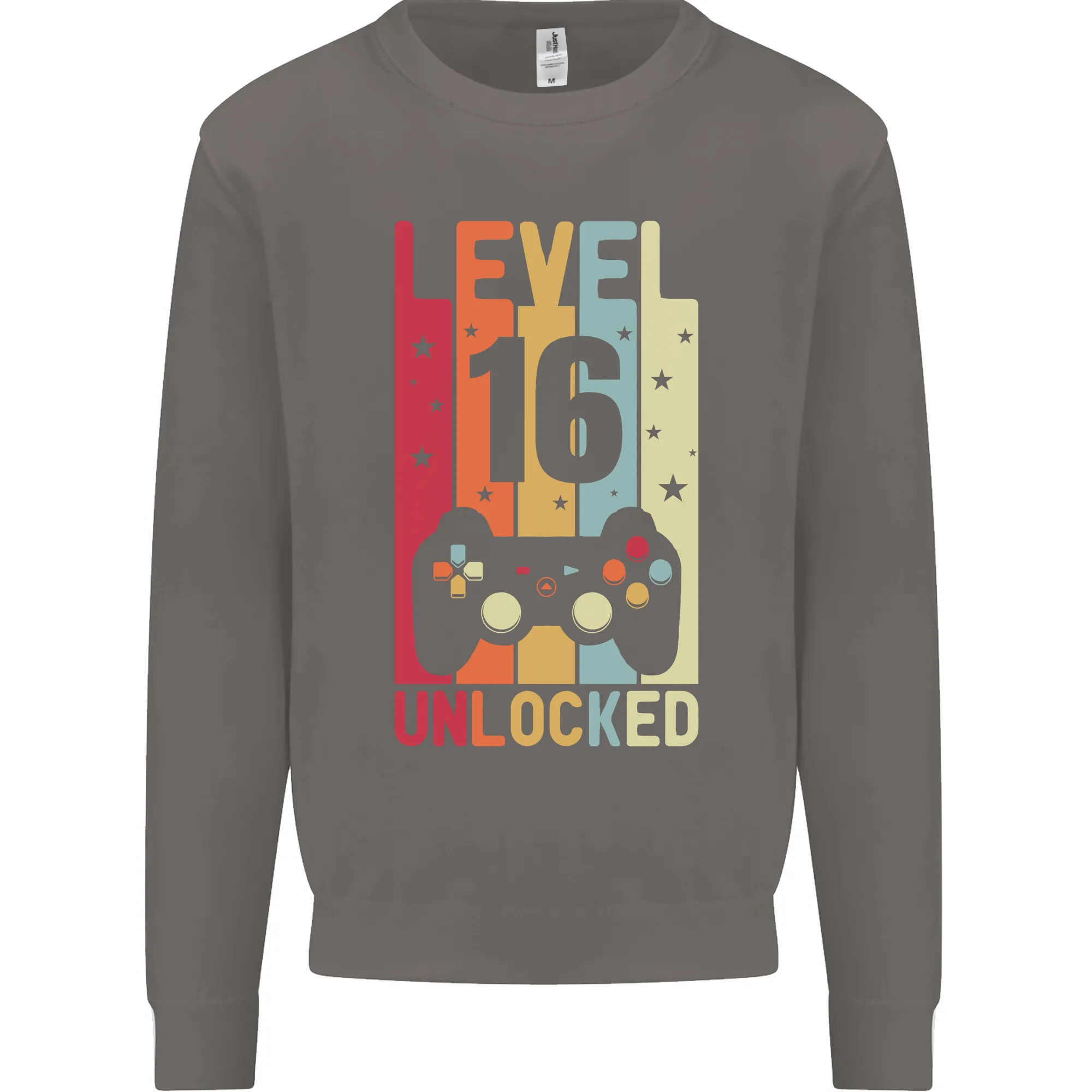16th Birthday 16 Year Old Level Up Gaming Mens Sweatshirt Jumper