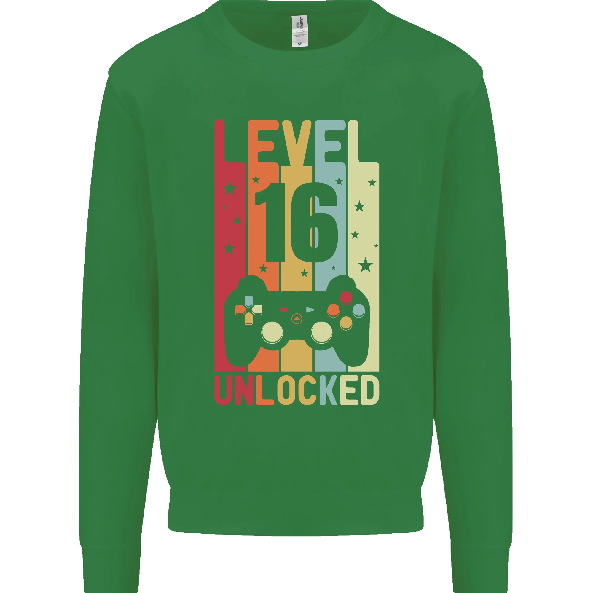 16th Birthday 16 Year Old Level Up Gaming Mens Sweatshirt Jumper