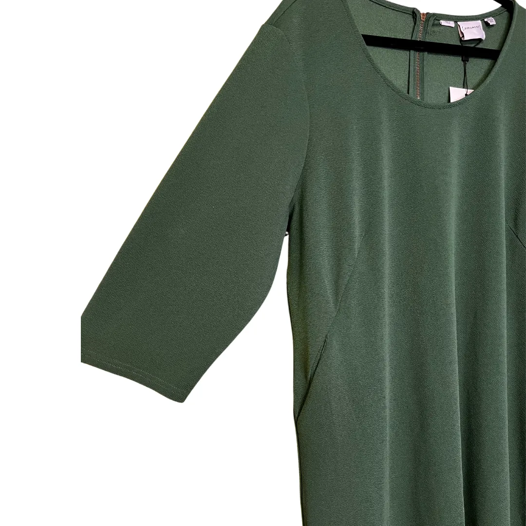 3/4 sleeve tunic dress - 2x