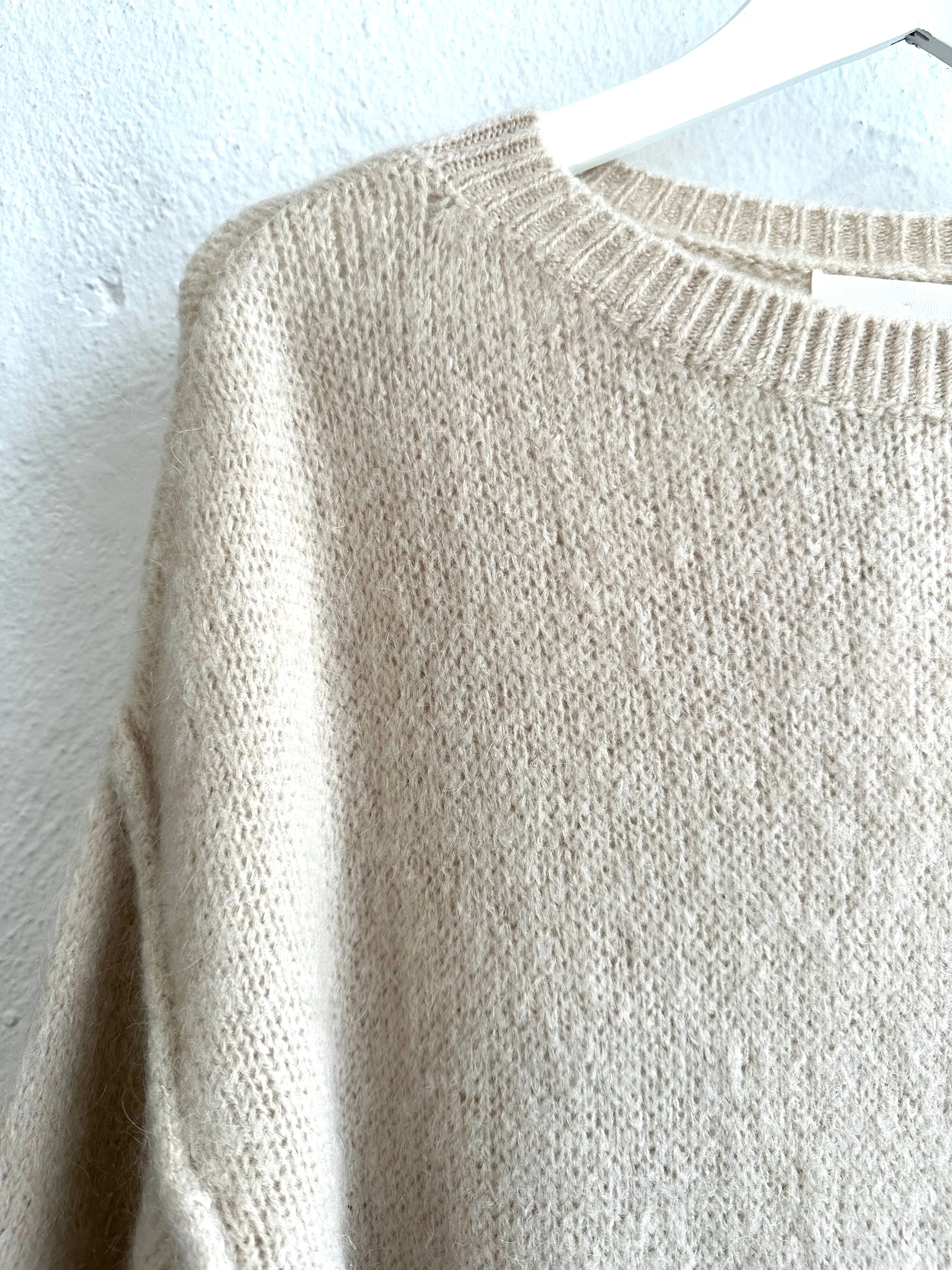 Abi Knit Ecru
