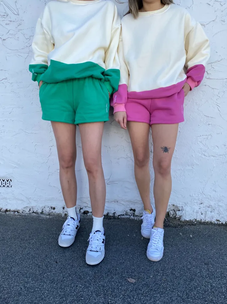Adult Frankie Logo Shorts Green