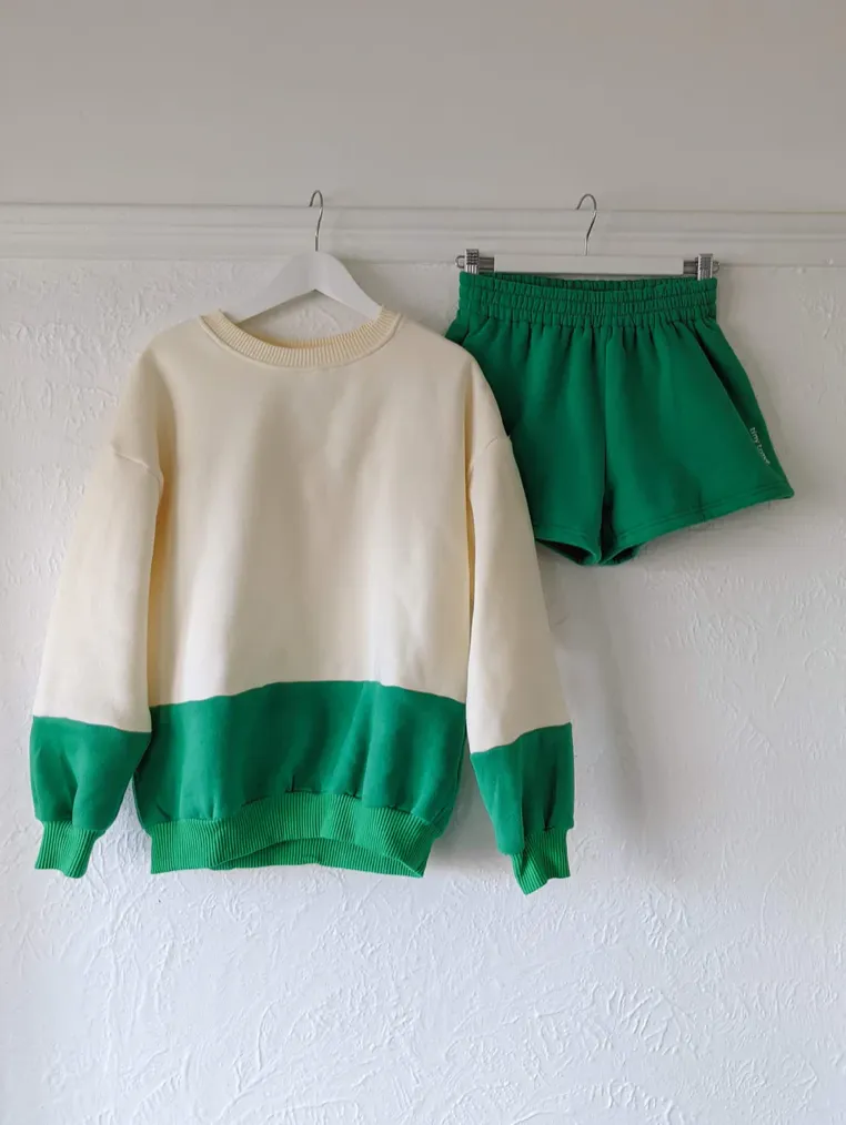 Adult Frankie Logo Shorts Green