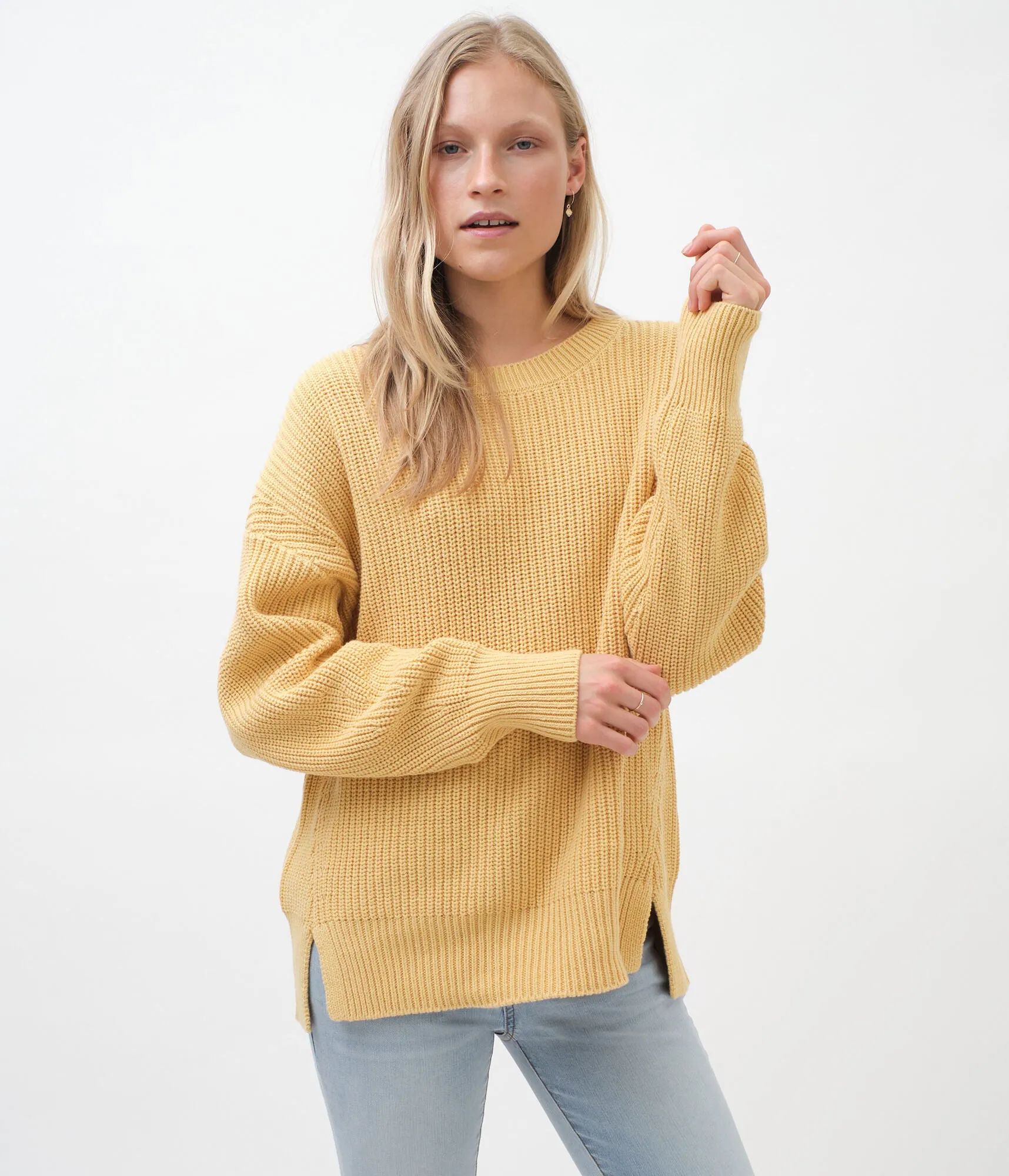 Aeropostale High-Low Crew Tunic Sweater