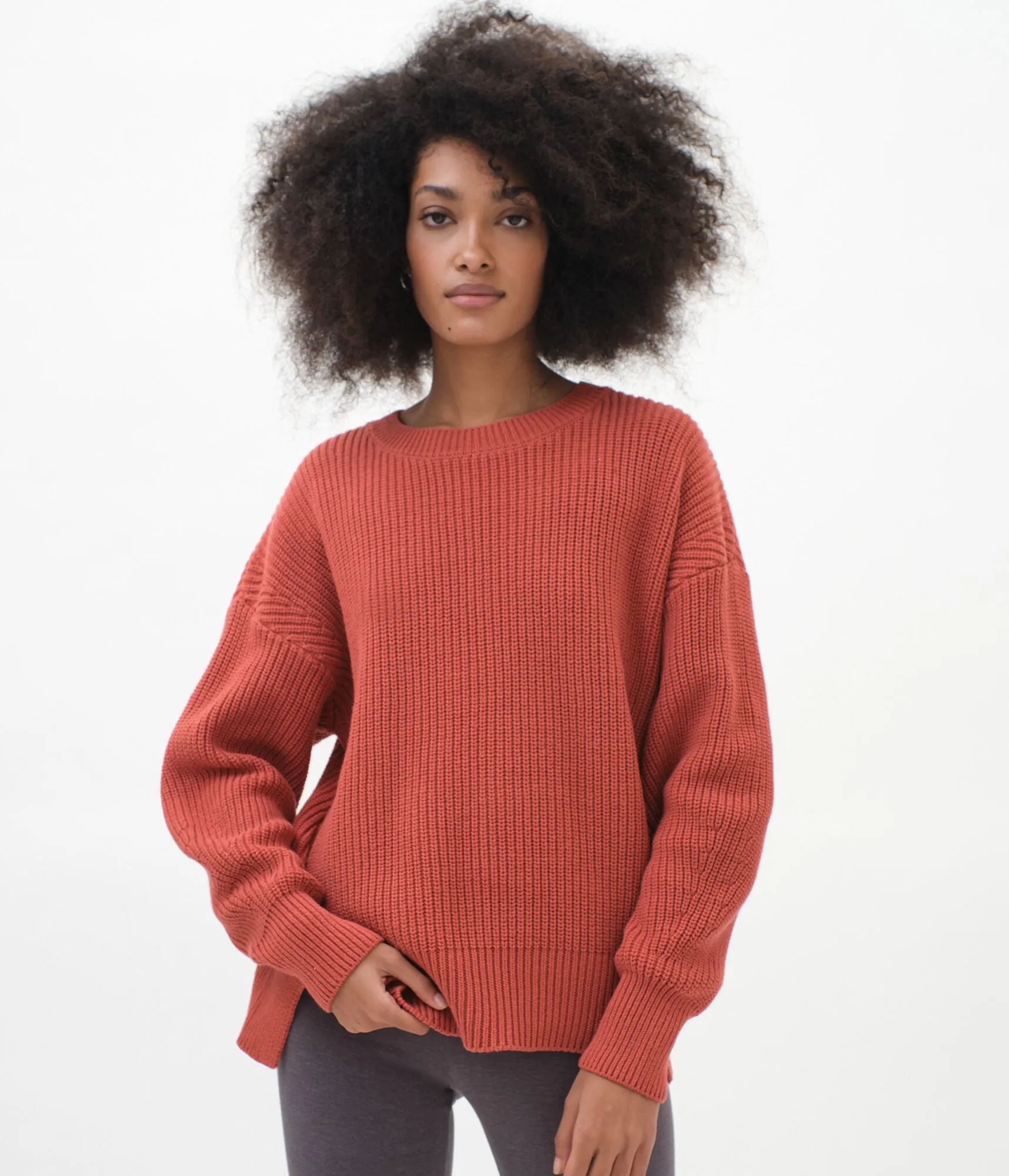 Aeropostale High-Low Crew Tunic Sweater