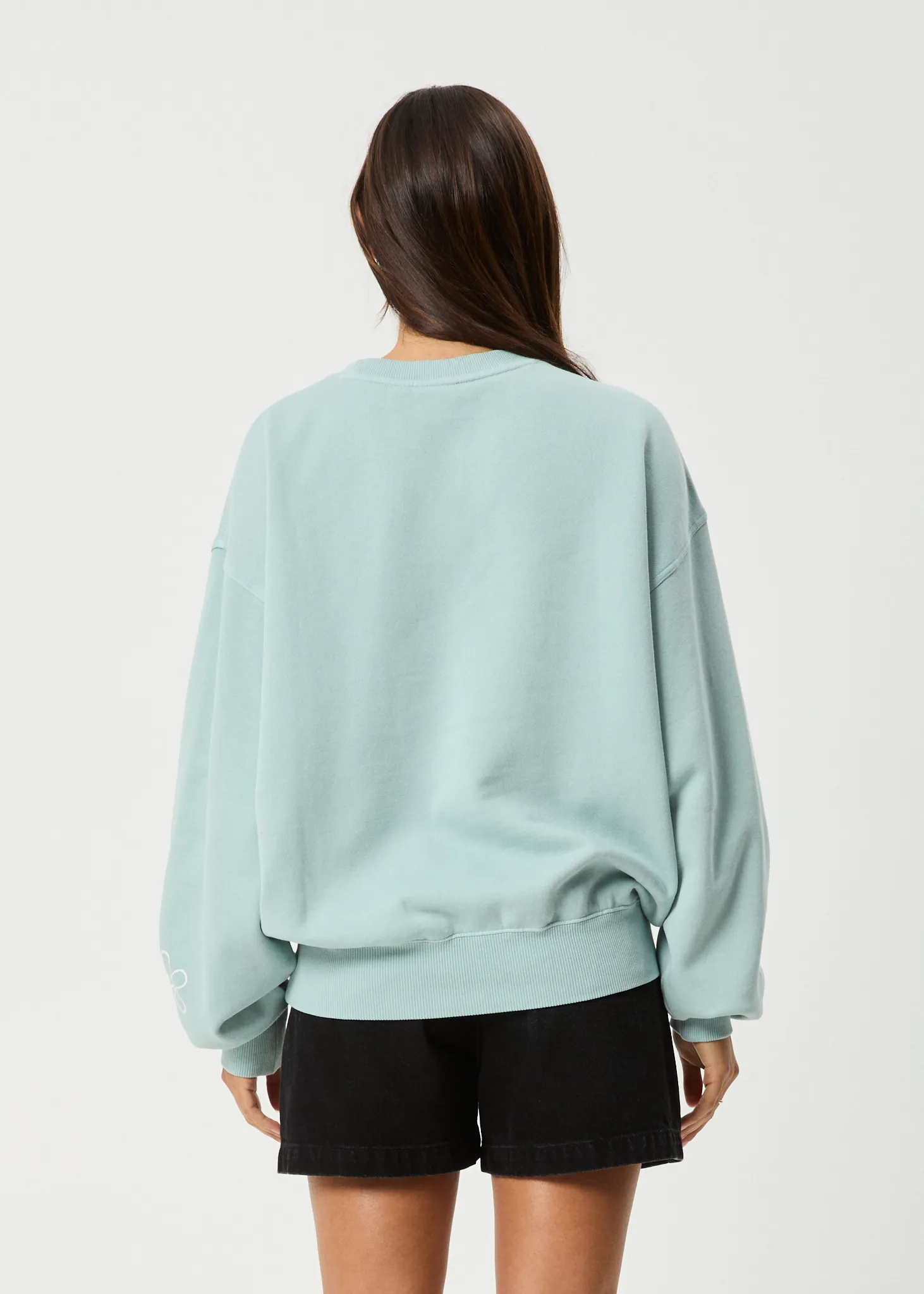 AFENDS Womens Frolic - Crew - Ether Blue