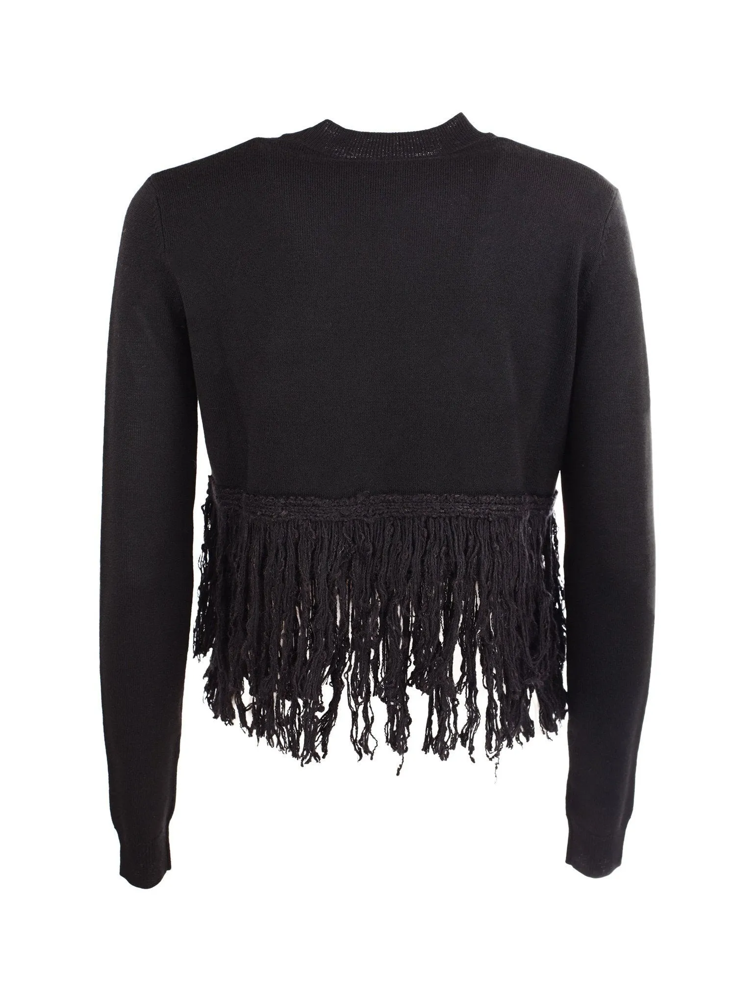 Alexander McQueen fringed hem jumper