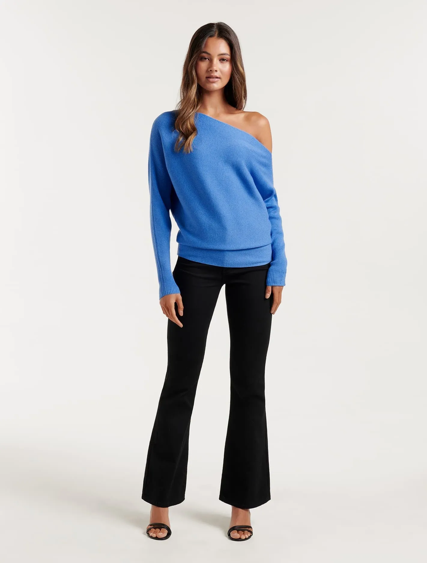 Ali Tipped Shoulder Knit Jumper