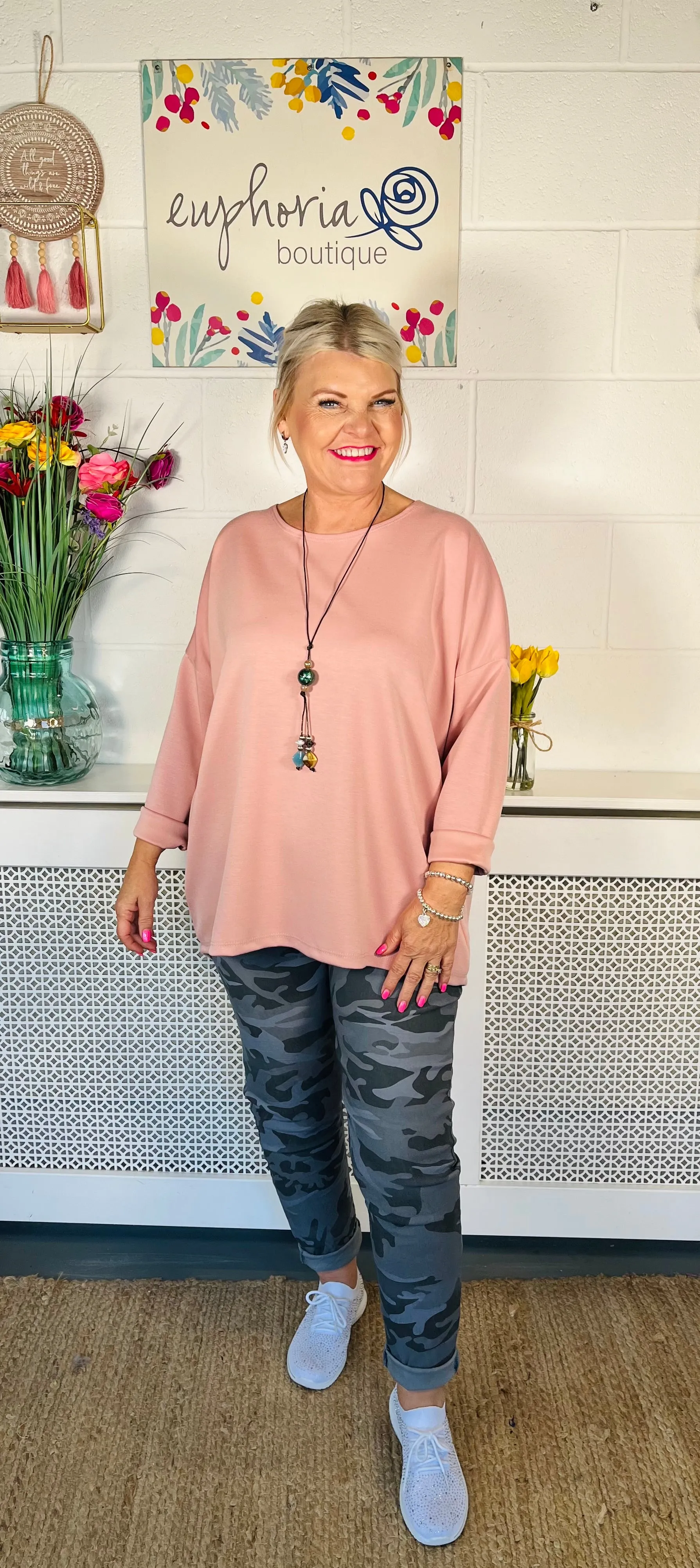 Amanda Super Soft Sweater - Baby Pink
