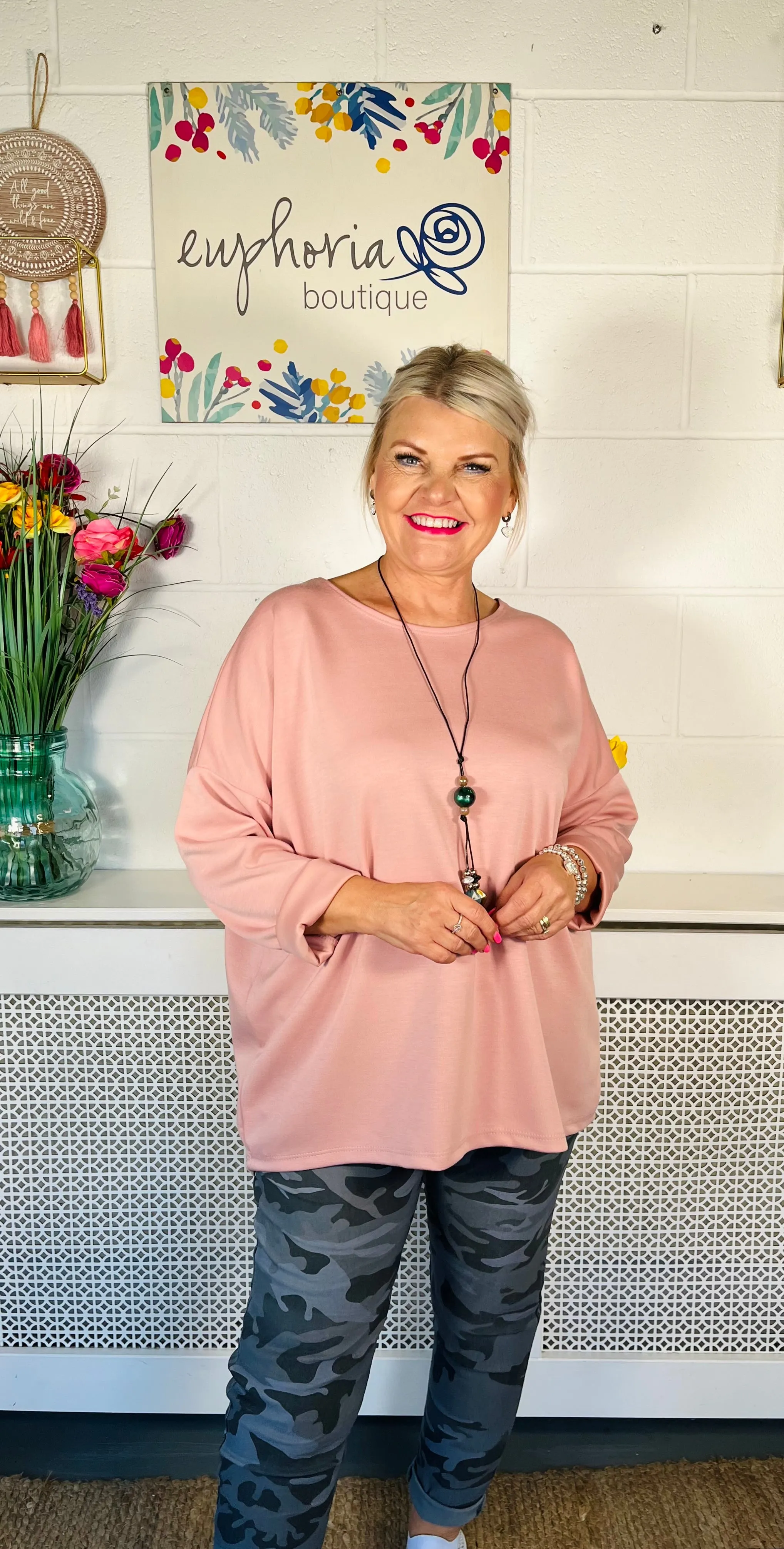 Amanda Super Soft Sweater - Baby Pink