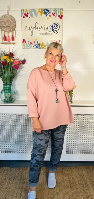 Amanda Super Soft Sweater - Baby Pink