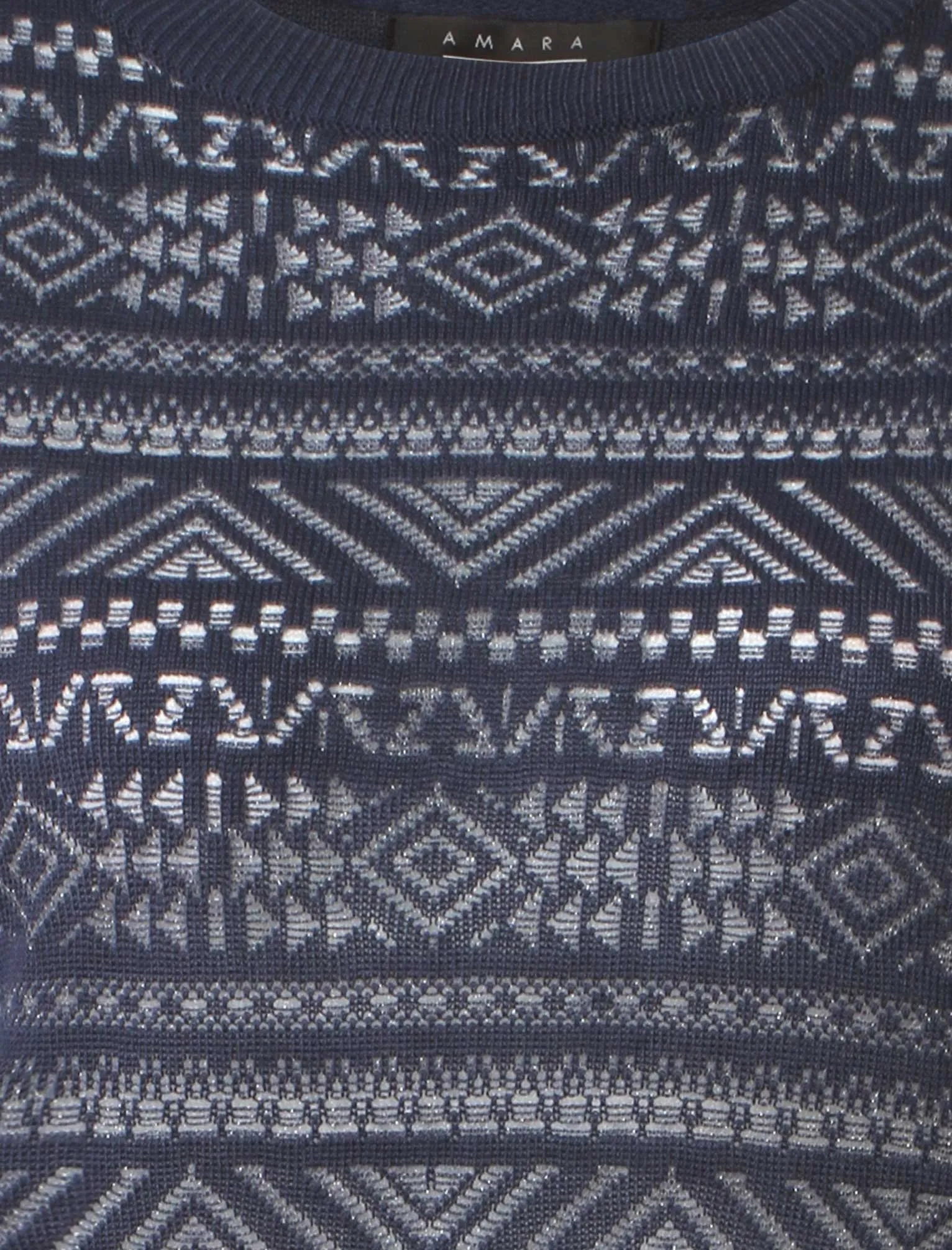 Amara Reya  Clover Navy Jumper