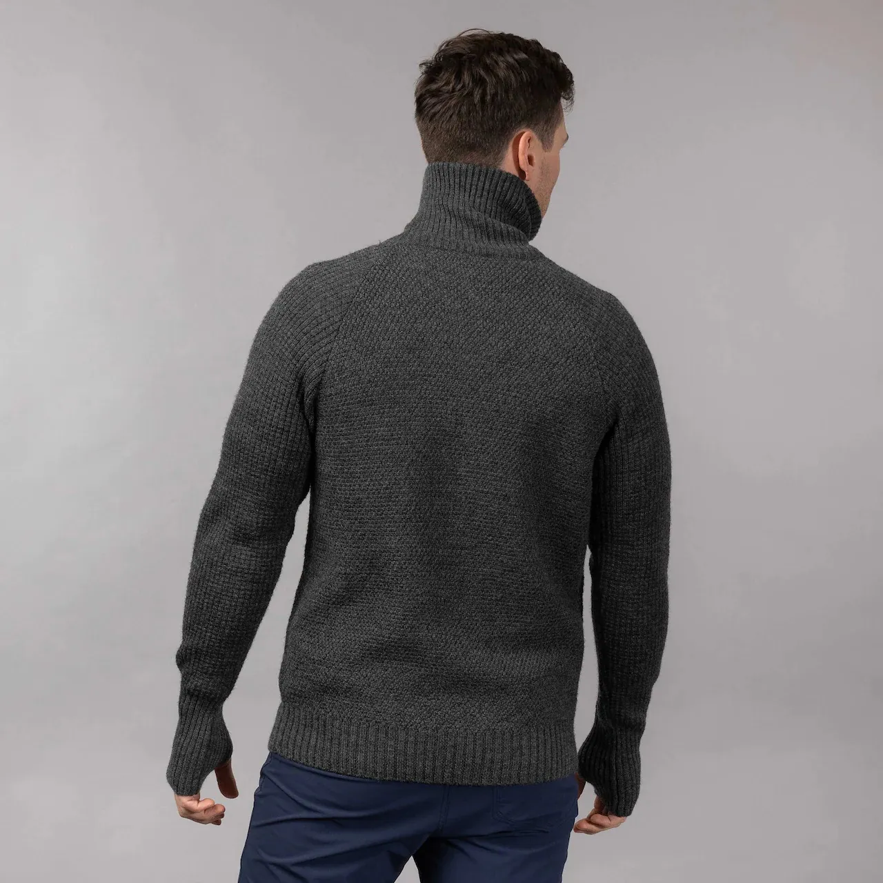 Bergans Men&#x27;s Ulriken Jumper Dark Grey Melange | Buy Bergans Men&#x27;s Ulriken Jumper Dark Grey Melange here | Outnorth
