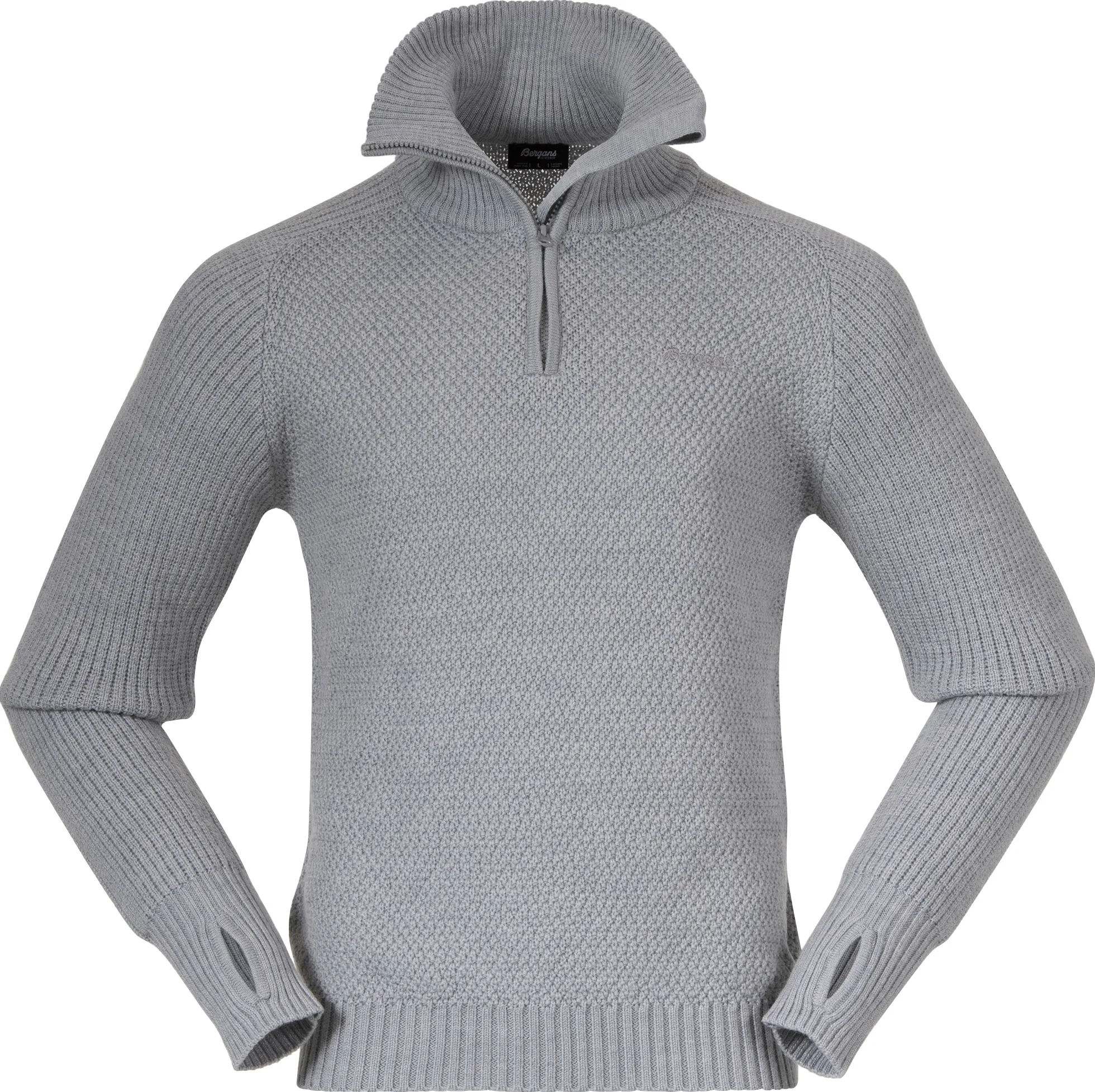 Bergans Men&#x27;s Ulriken Jumper Magnesium Grey | Buy Bergans Men&#x27;s Ulriken Jumper Magnesium Grey here | Outnorth