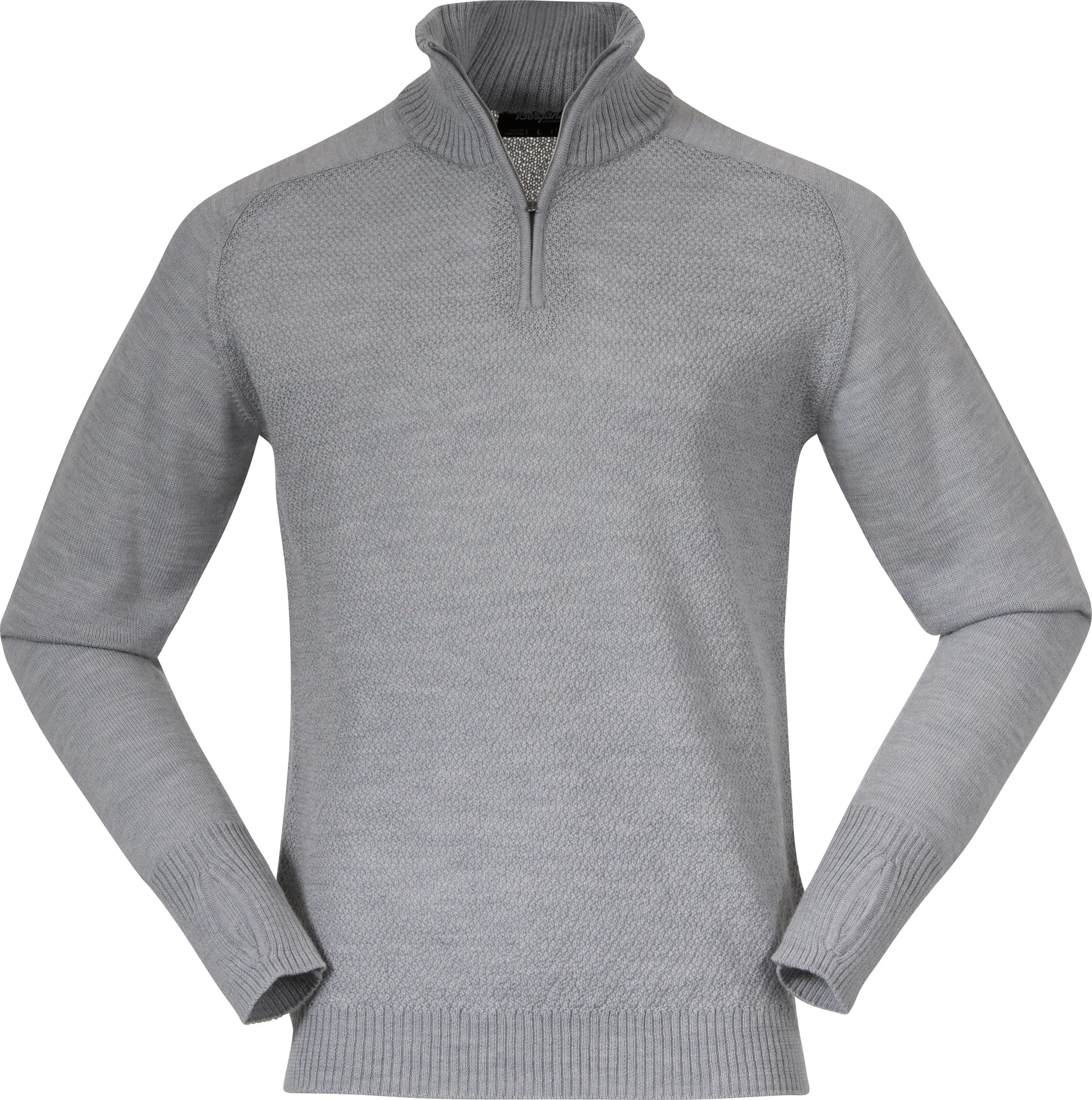 Bergans Men&#x27;s Ulriken Light Merino Jumper Magnesium Grey | Buy Bergans Men&#x27;s Ulriken Light Merino Jumper Magnesium Grey here | Outnorth