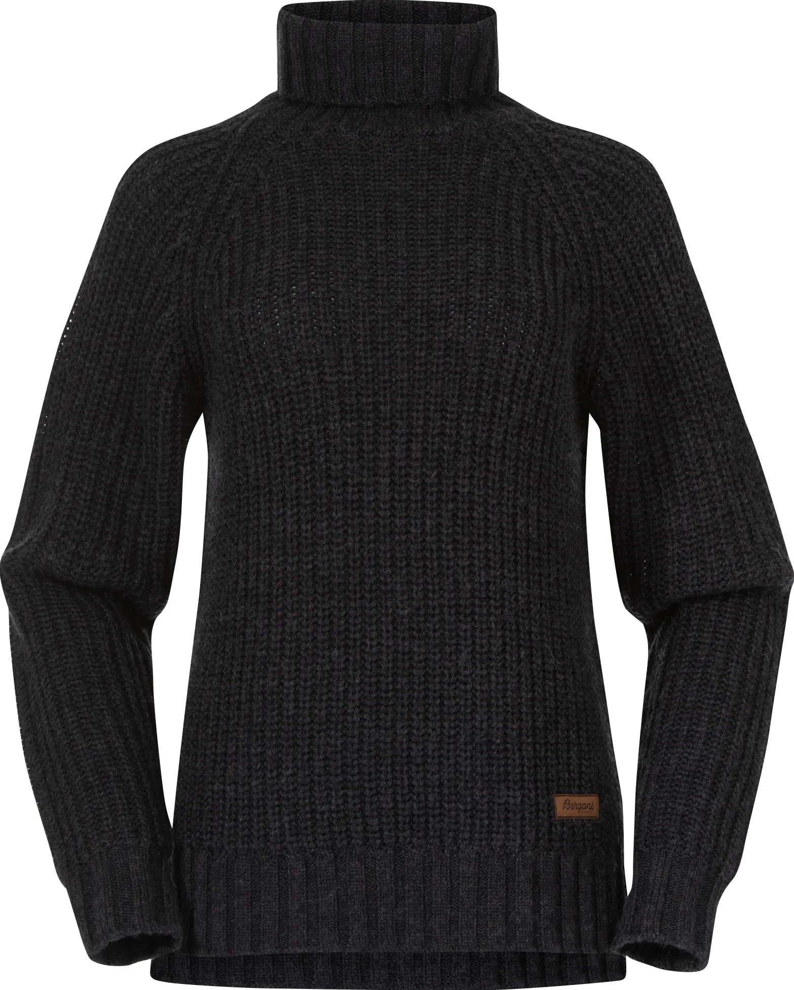 Bergans Women&#x27;s Nordmarka Merino High Neck Jumper Dark Shadow Grey | Buy Bergans Women&#x27;s Nordmarka Merino High Neck Jumper Dark Shadow Grey here | Outnorth