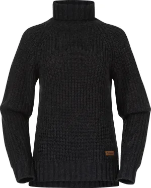 Bergans Women&#x27;s Nordmarka Merino High Neck Jumper Dark Shadow Grey | Buy Bergans Women&#x27;s Nordmarka Merino High Neck Jumper Dark Shadow Grey here | Outnorth