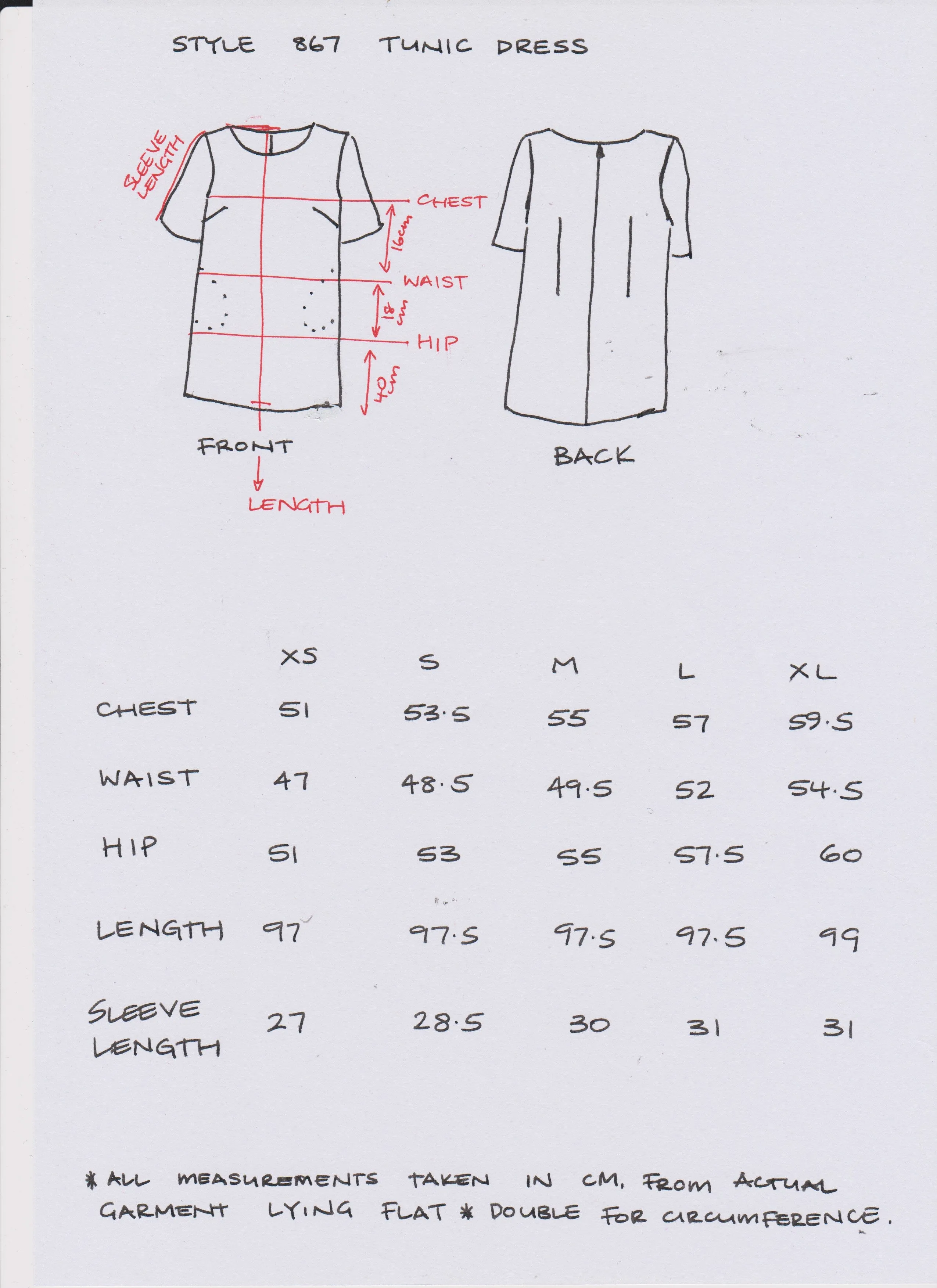 Berserk Sky Corduroy tunic dress