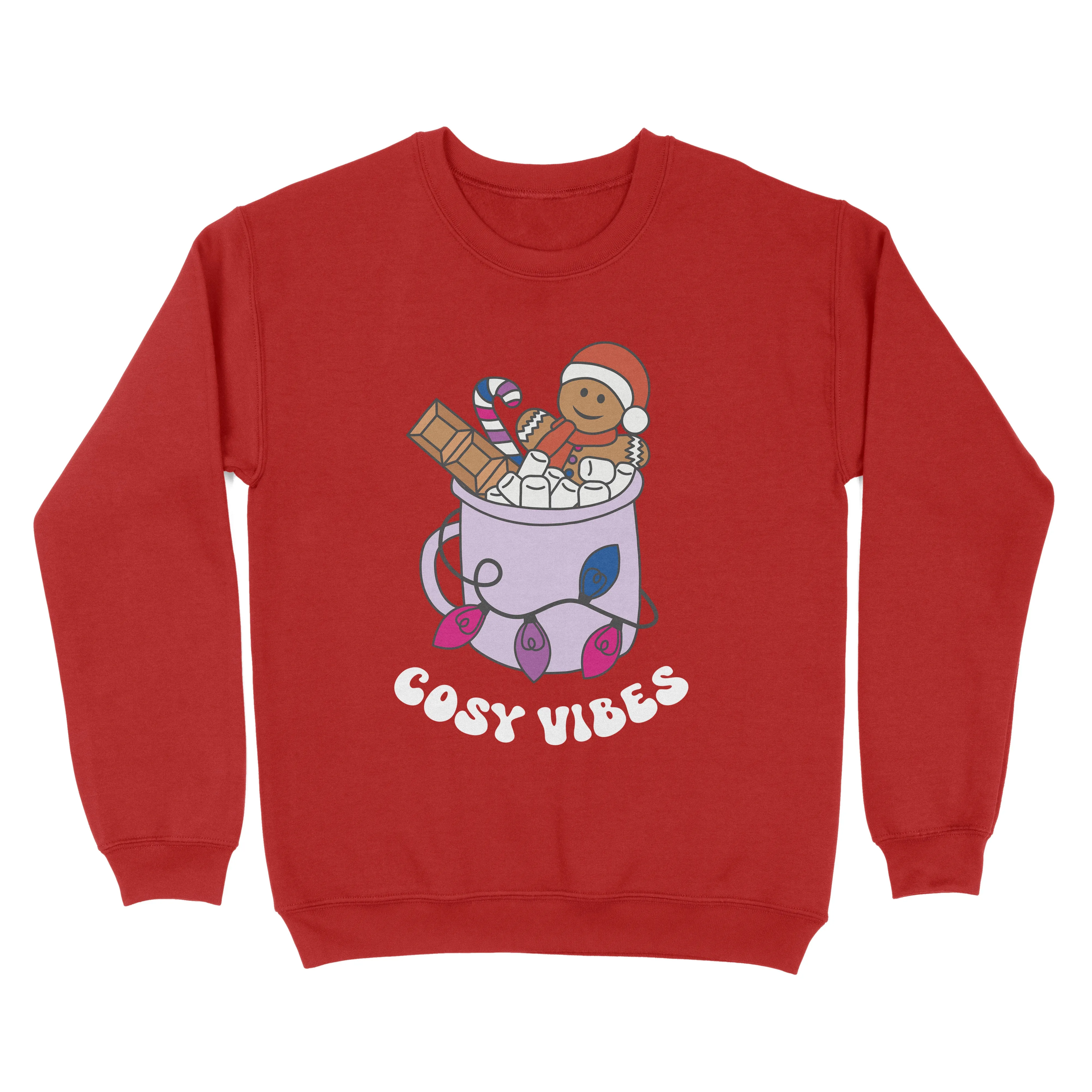 Bisexual Cosy Vibes Subtle Pride Christmas Jumper