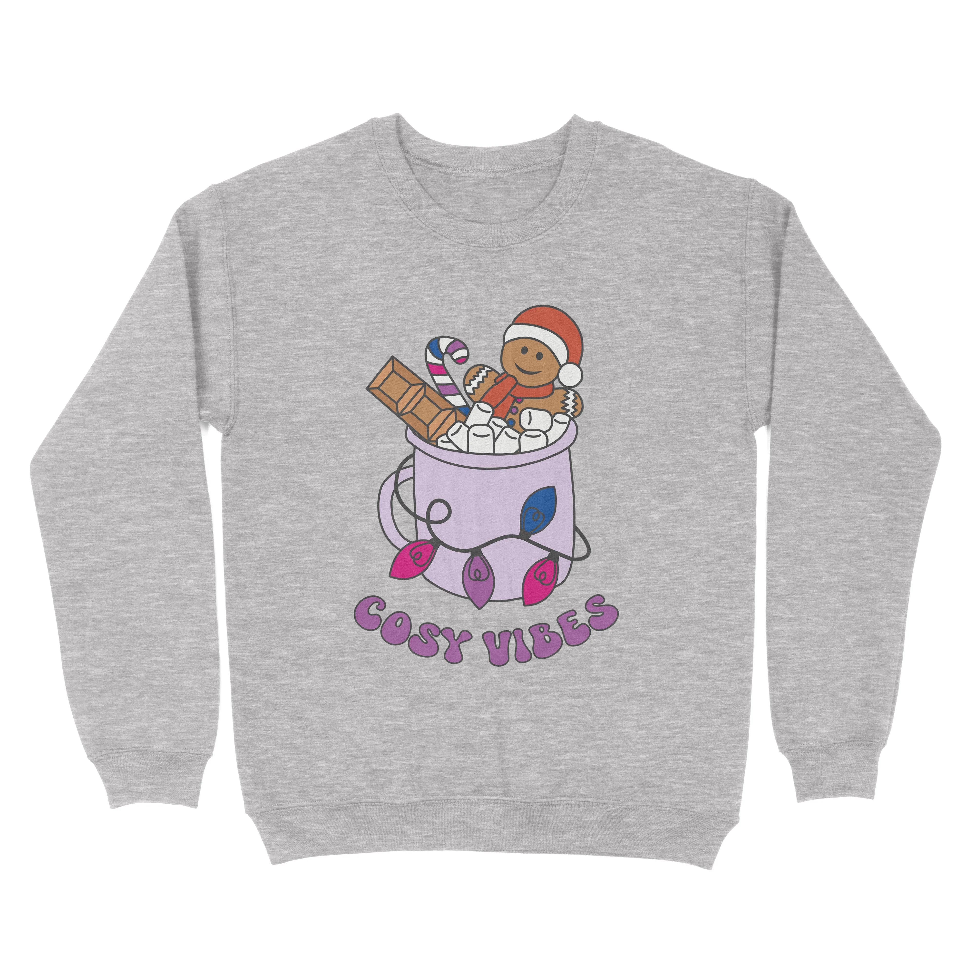 Bisexual Cosy Vibes Subtle Pride Christmas Jumper