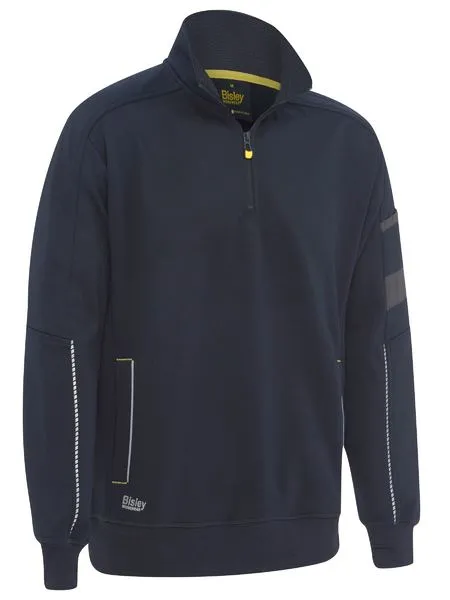 Bisley Work Fleece 1/4 Zip c/w Sherpa Lining BK6924