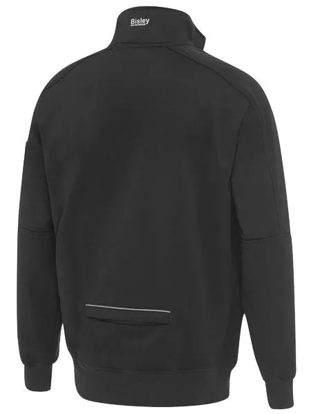 Bisley Work Fleece 1/4 Zip c/w Sherpa Lining BK6924