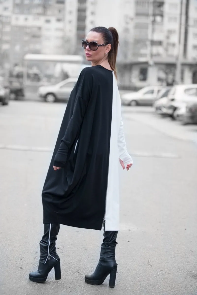Black & White Cotton Tunic TAMARA