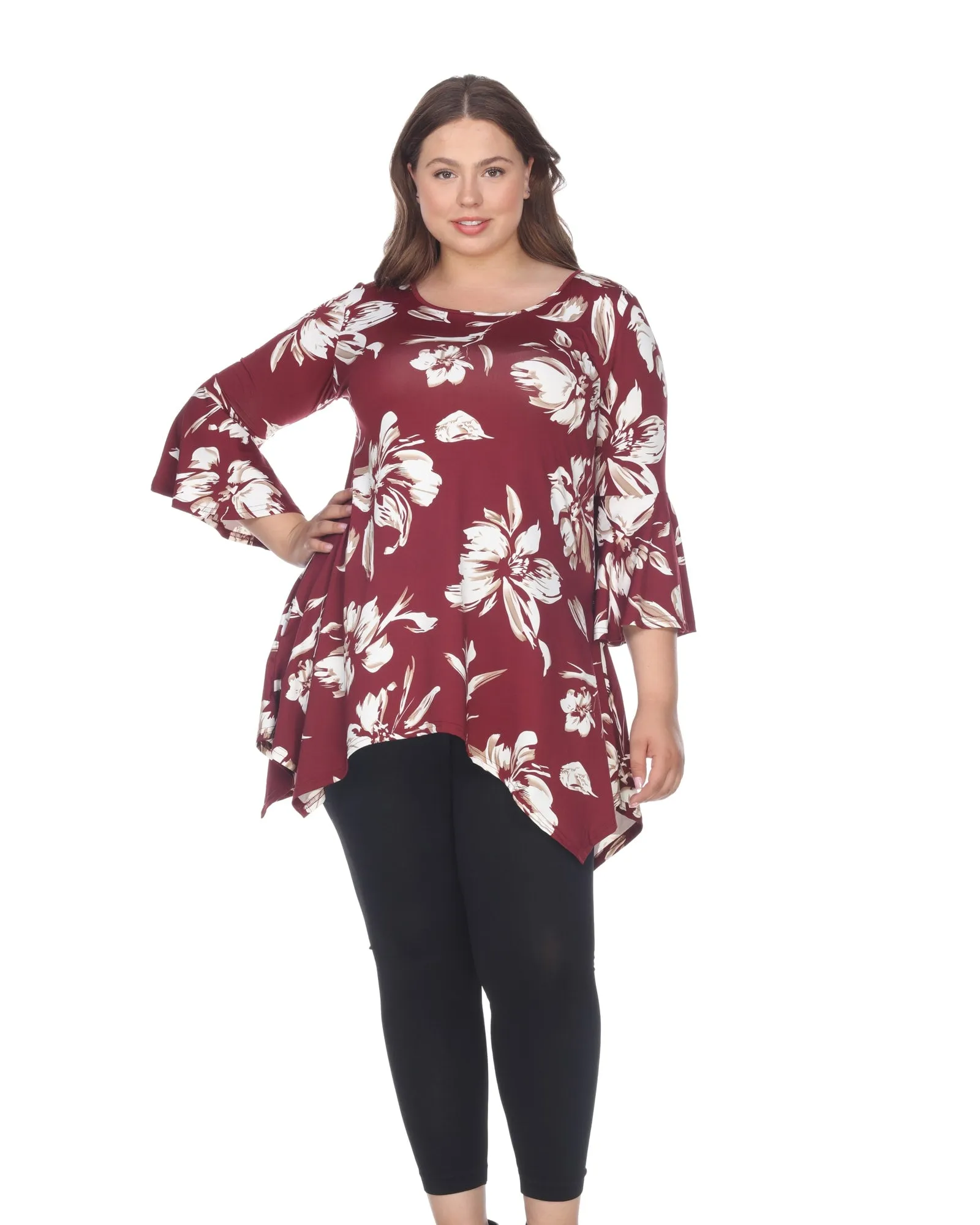 Blanche Tunic Top | Red