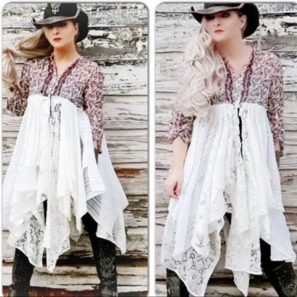 Boho-Hippie Festival Tunic Top