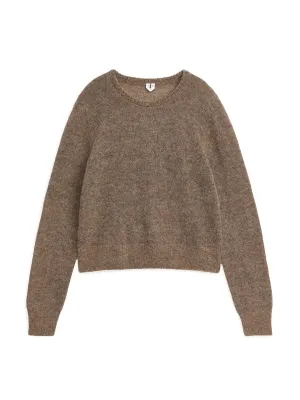 Brown mohair jumper