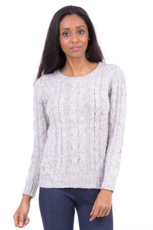 Cable Design Knitted Jumper