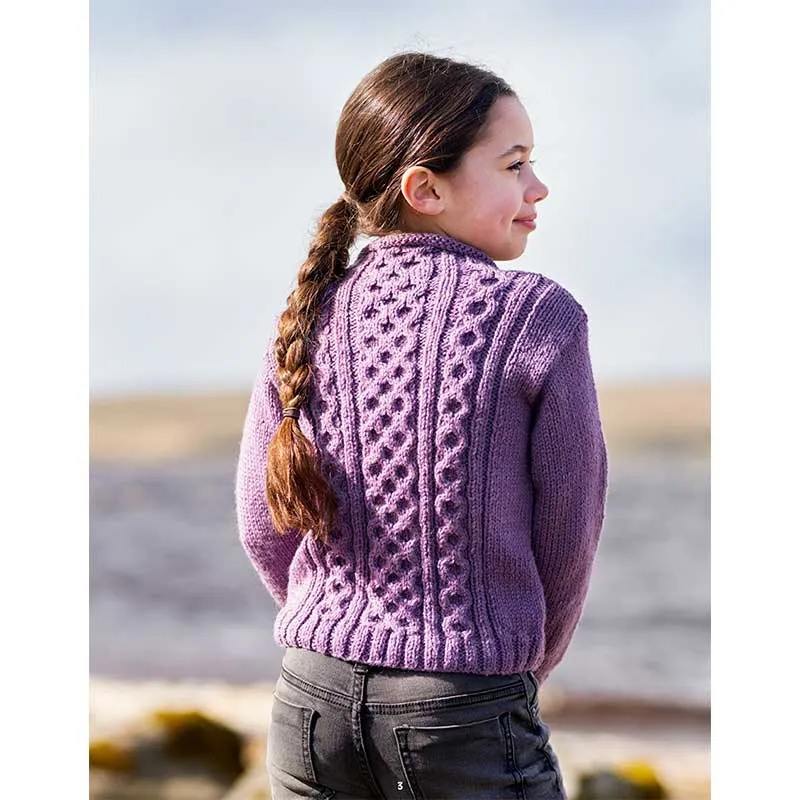 Cameron Childrens Cabled Jumper and Hoody in West Yorkshire Spinners The Croft Aran - Digital Version DBP0286