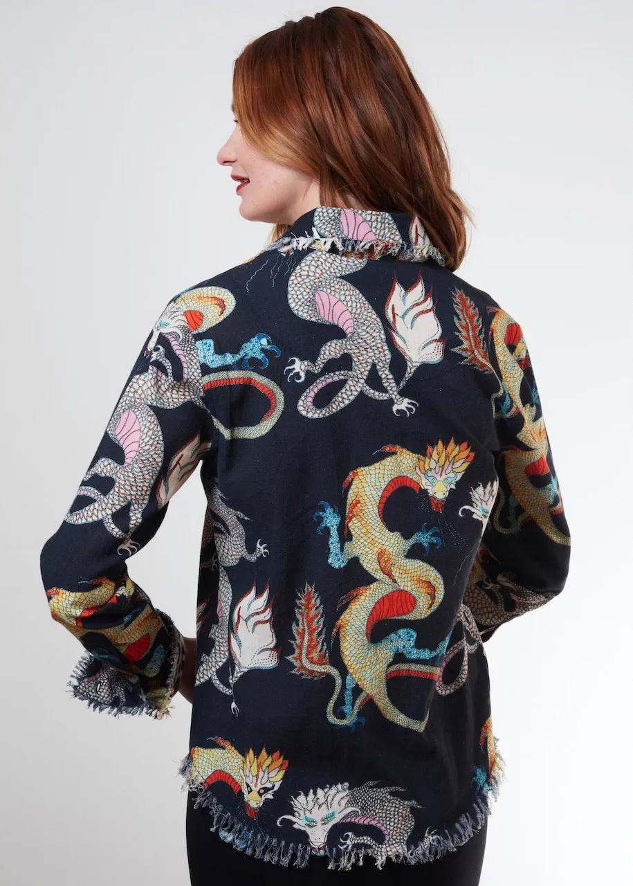 Cape Cod Tunic Black Dragons
