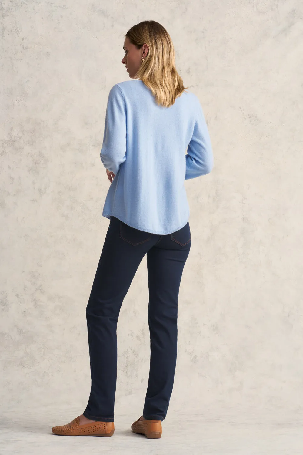 Cashmere Blouson Sleeve Jumper