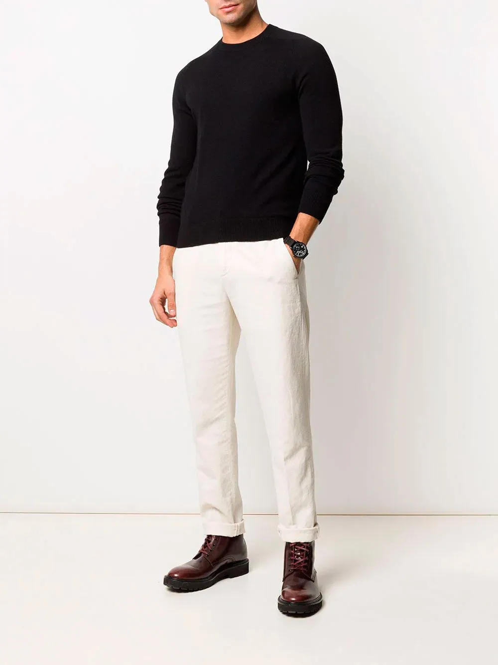 Cashmere crew neck jumper