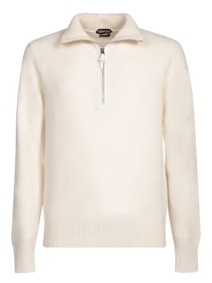 Cashmere high neck pullover