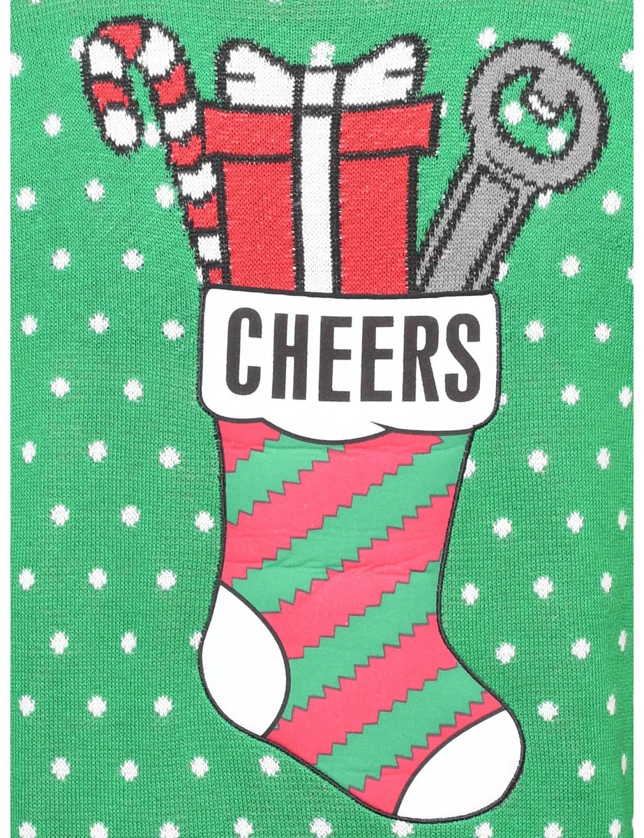 Cheers Christmas Jumper - S