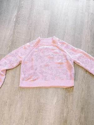 Chic Cheetah Sweater | Lilac