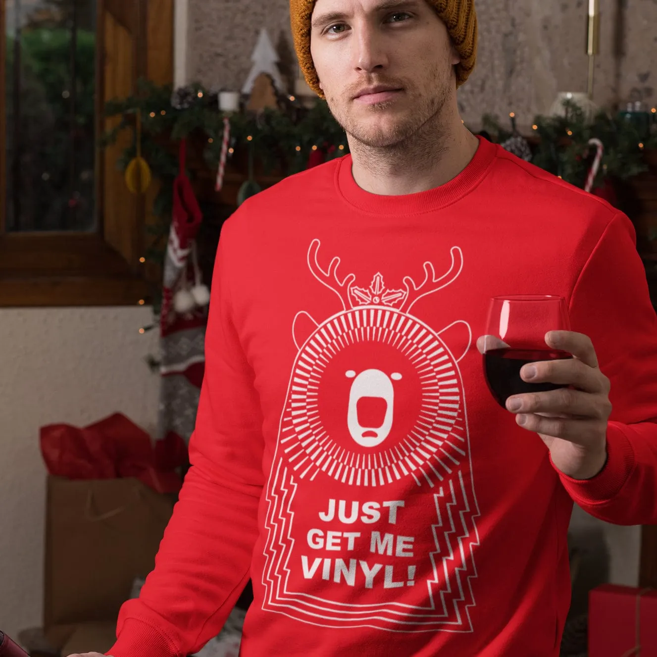 Christmas Edition Muso "Just Get Me Vinyl" Jumper