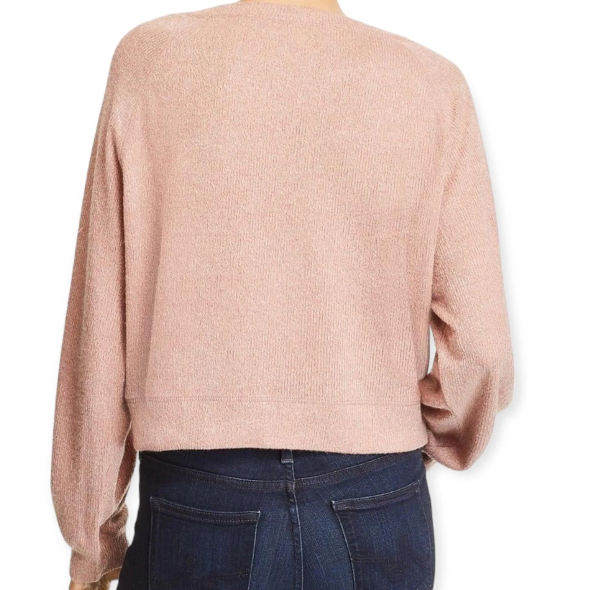 Corinna Chenille Pink Sweater