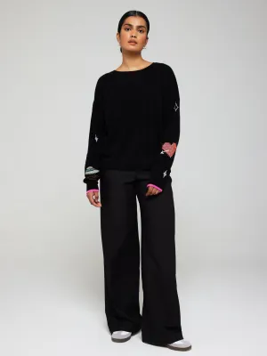 Cosmic Reversible Cashmere Crew Neck